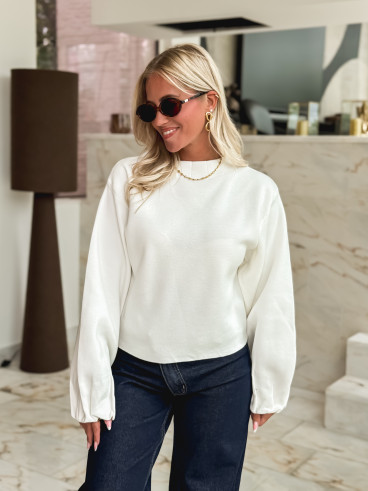 Pull Nassera - Blanc