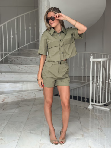 Short Emelina - Kaki Short Emelina - Kaki
