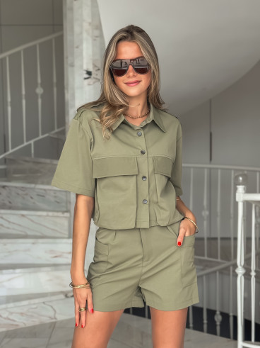 Chemise Emelina - kaki