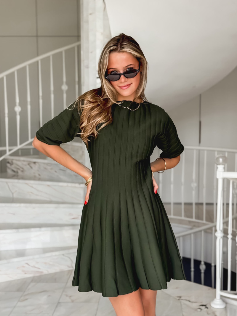 Robe courte Scarlett - Kaki
