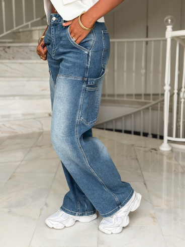 Jeans Margot - Bleu