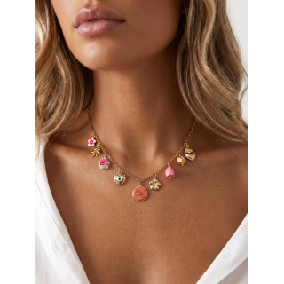 Collier Kallista - Doré/Rose