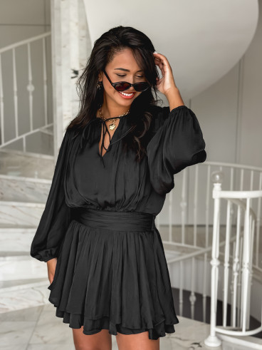 Robe courte Azora - Noir