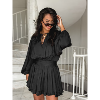 Robe courte Azora - Noir