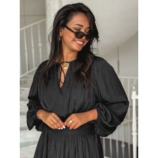 Robe courte Azora - Noir