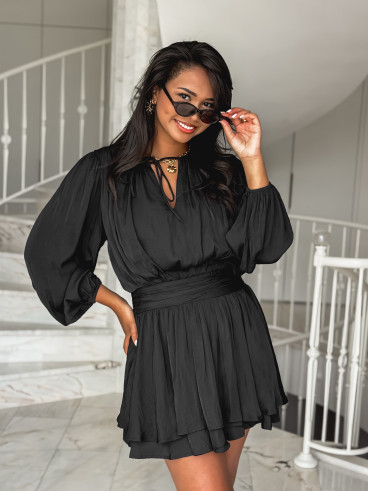 Robe courte Azora - Noir