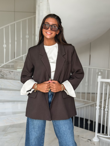 Blazer Darline - Chocolat