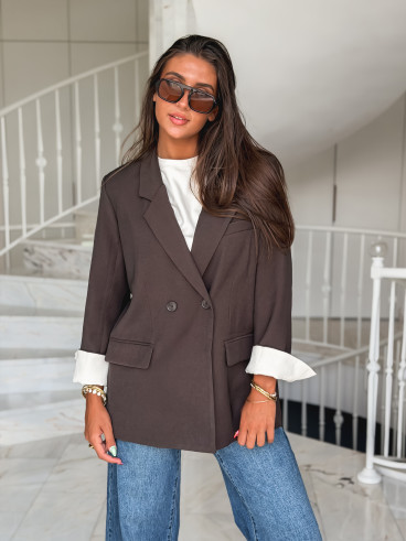 Blazer Darline - Chocolat