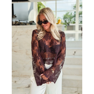Blouse Lydia - Prune