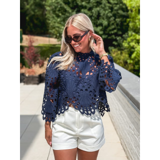 Blouse Loriel - Bleu marine