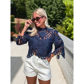 Blouse Loriel - Bleu marine