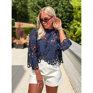 Blouse Loriel - Bleu marine