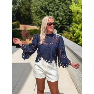 Blouse Loriel - Bleu marine