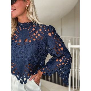 Blouse Loriel - Bleu marine