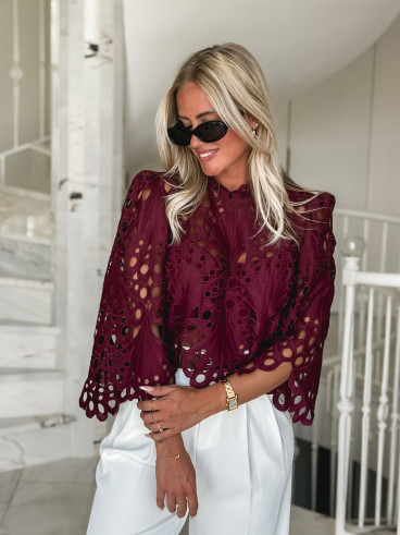 Blouse Loriel - Bordeaux