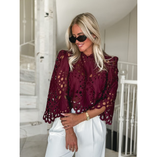 Blouse Loriel - Bordeaux