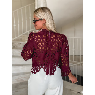 Blouse Loriel - Bordeaux