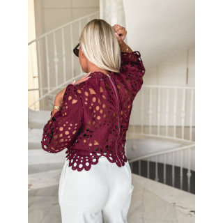 Blouse Loriel - Bordeaux