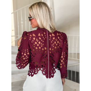 Blouse Loriel - Bordeaux