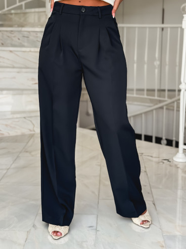 Pantalon Héléana - Bleu marine Pantalon Héléana - Bleu marine