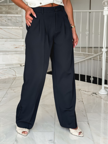Pantalon Héléana - Bleu marine Pantalon Héléana - Bleu marine