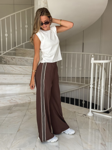 Pantalon Adrianna - Chocolat