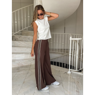 Pantalon Adrianna - Chocolat