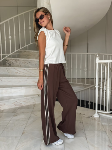 Pantalon Adrianna - Chocolat