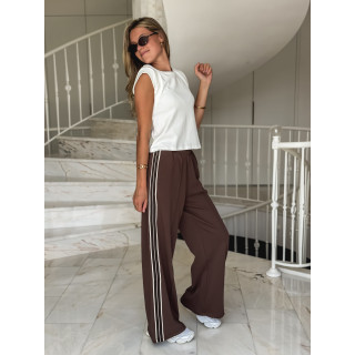 Pantalon Adrianna - Chocolat