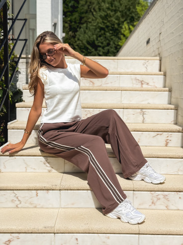 Pantalon Adrianna - Chocolat