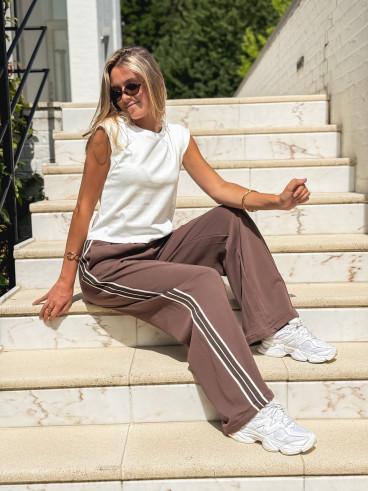 Pantalon Adrianna - Chocolat