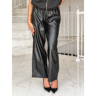 Pantalon simili cuir Amana - Noir