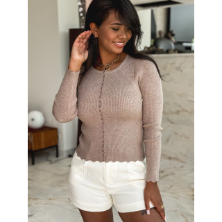 Blouse Dorothy - Taupe