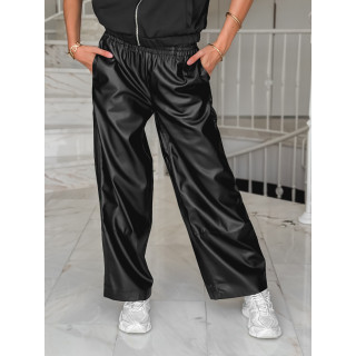 Pantalon simili cuir Amana - Noir