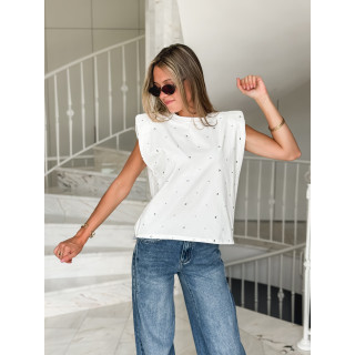 T-shirt Agda - Blanc