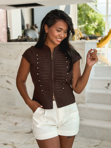 Blouse Robine - Chocolat
