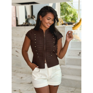 Blouse Robine - Chocolat