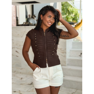 Blouse Robine - Chocolat