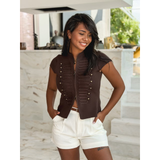 Blouse Robine - Chocolat