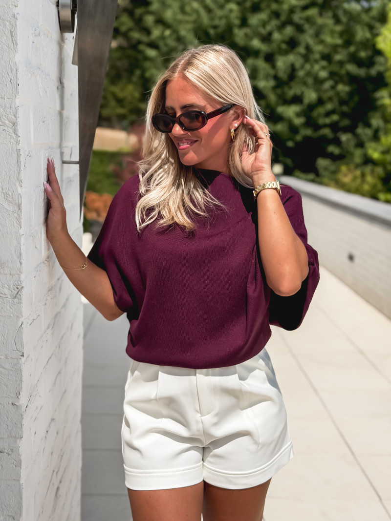 Blouse Flore - Bordeaux