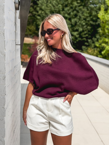 Blouse Flore - Bordeaux