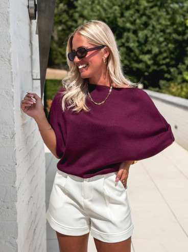 Blouse Flore - Bordeaux