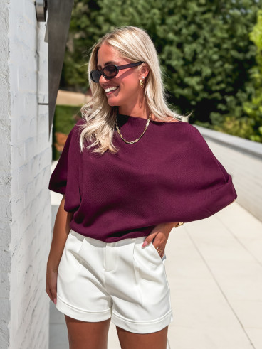 Blouse Flore - Bordeaux