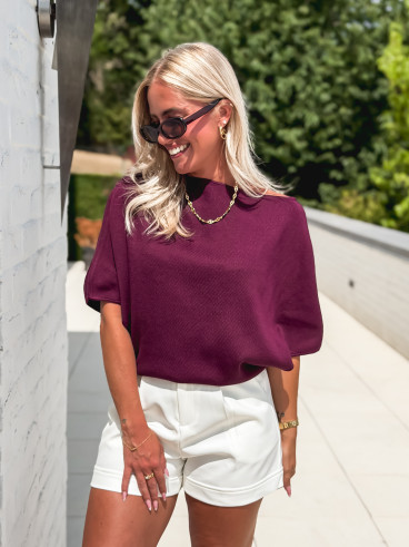 Blouse Flore - Bordeaux