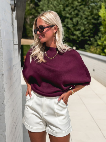 Blouse Flore - Bordeaux