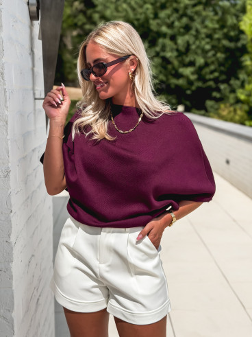 Blouse Flore - Bordeaux