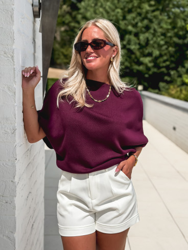Blouse Flore - Bordeaux