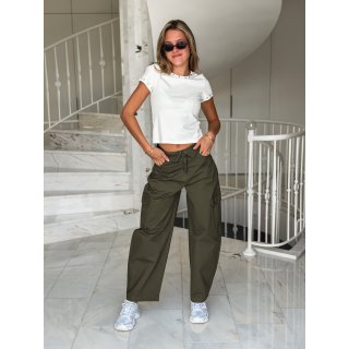 Crop t-shirt Magda -Blanc