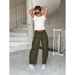 Crop t-shirt Magda -Blanc