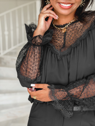 Blouse Cornélia - Noir